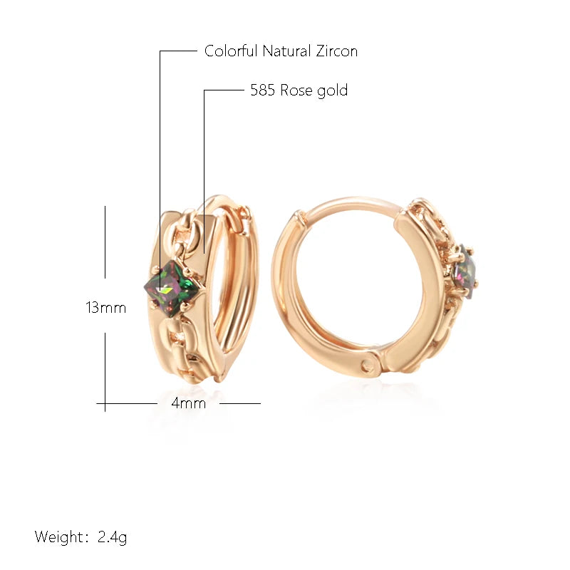 High Quality Daily Fancy Gold Colour Earrings 058