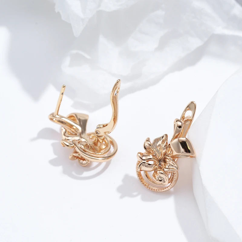High Quality Daily Fancy Gold Colour Earrings 054