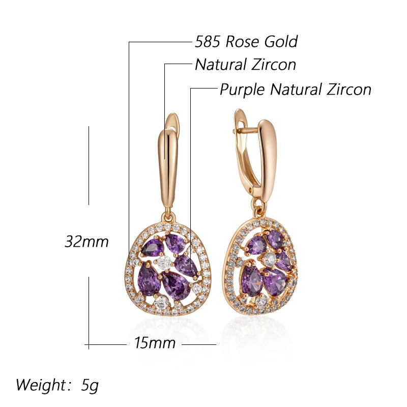 High Quality Daily Fancy Gold Colour Earrings 025