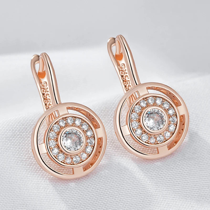 Full Best Shiny Natural Drop Earrings