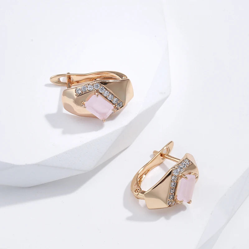 High Quality Daily Fancy Gold Colour Earrings 021