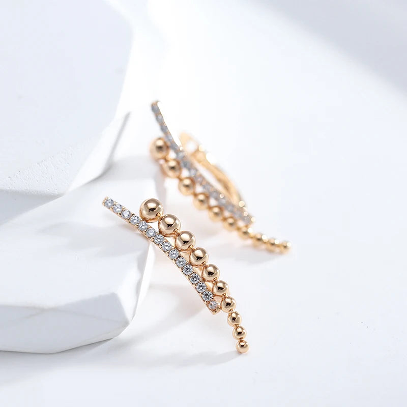 High Quality Daily Fancy Gold Colour Earrings 070