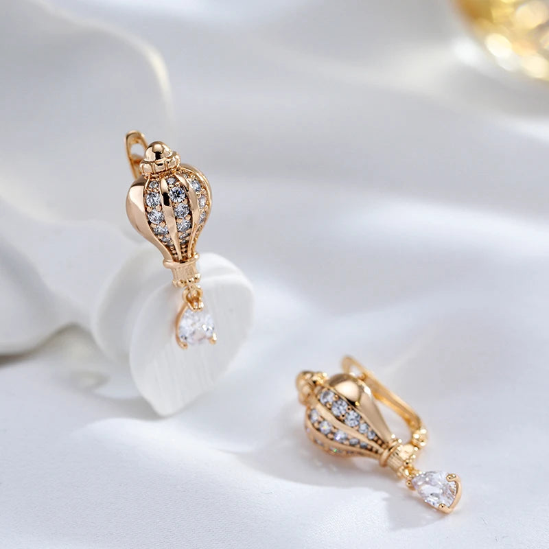 High Quality Daily Fancy Gold Colour Earrings 015