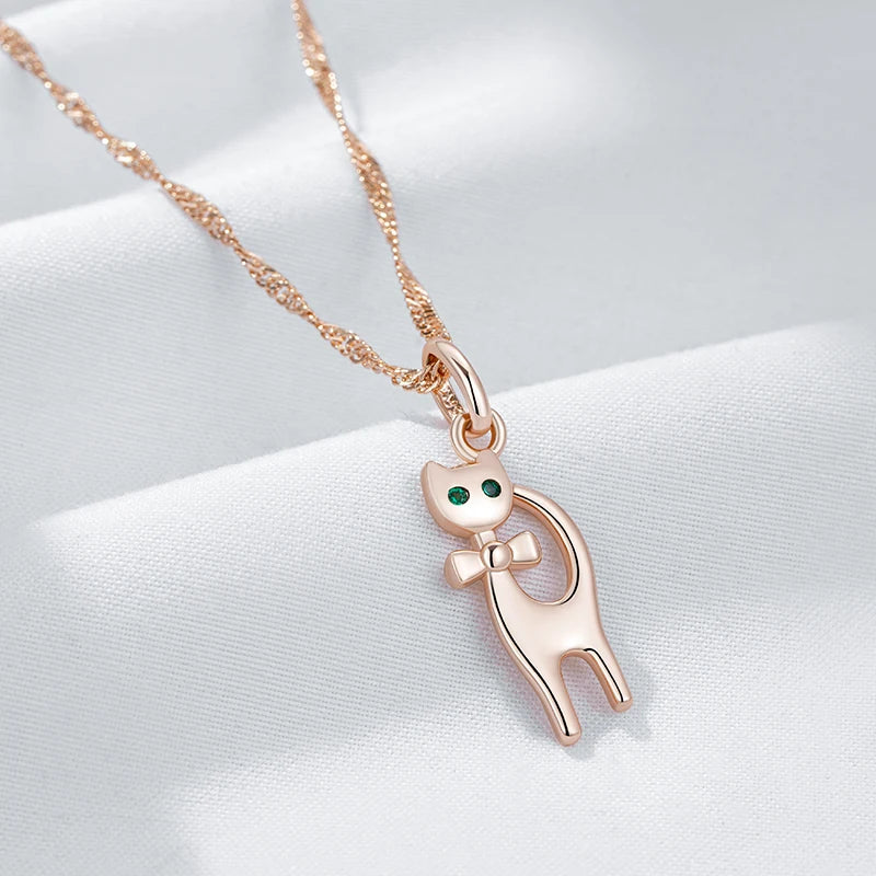 Cute Cat Pendant Necklace
