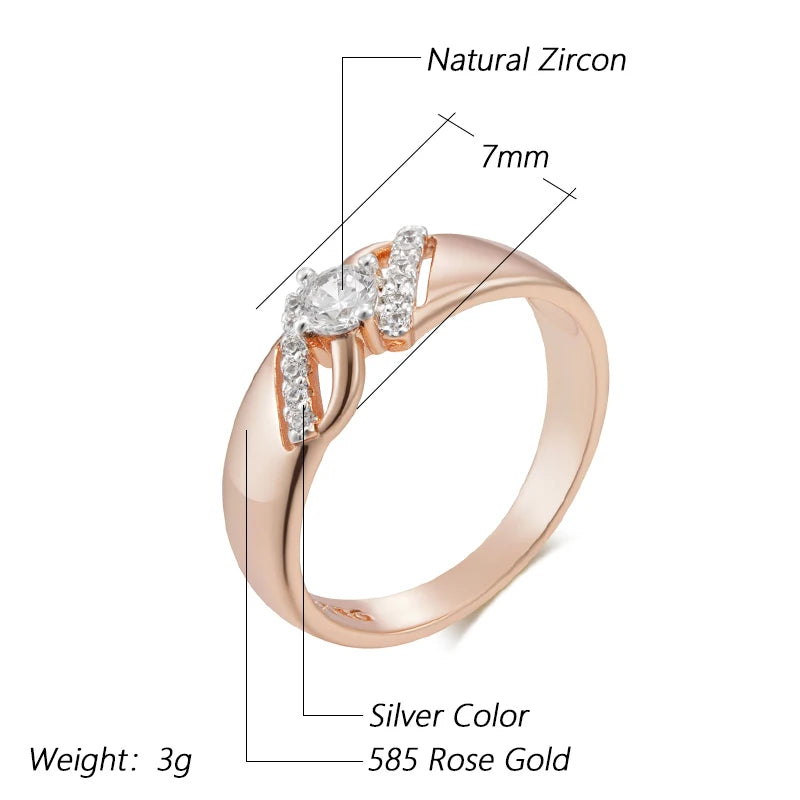 Best Luxury Shiny Gift Natural  Ring For Women 029