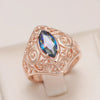 Rhombus Colourful Fashion Ethnic Bride Rings