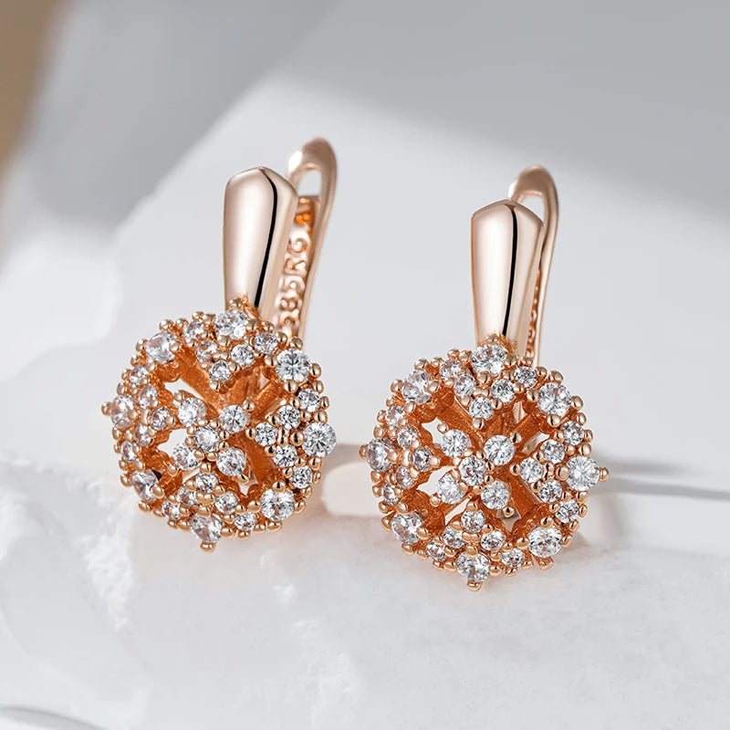 High Quality Daily Fancy Gold Colour Earrings 078