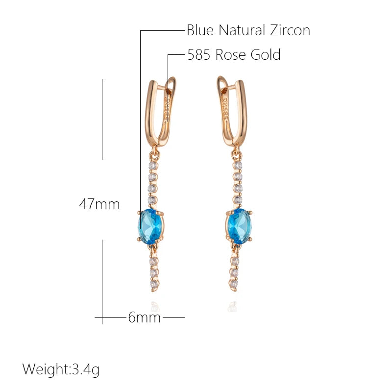 High Quality Daily Fancy Gold Colour Earrings 040