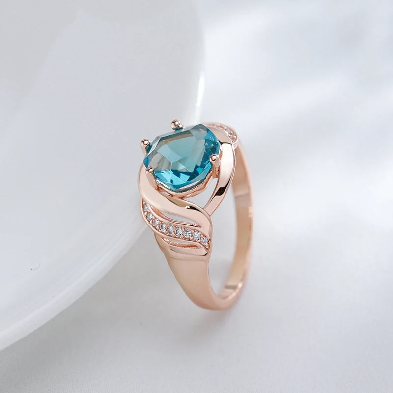 Best Luxury Shiny Gift Natural  Ring For Women 008