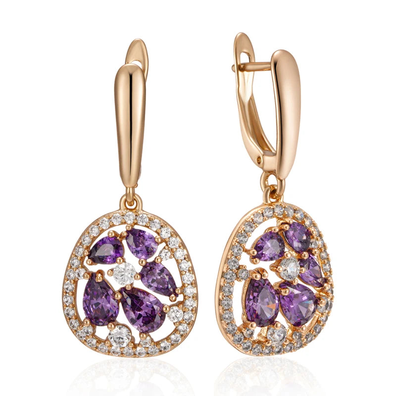 High Quality Daily Fancy Gold Colour Earrings 025