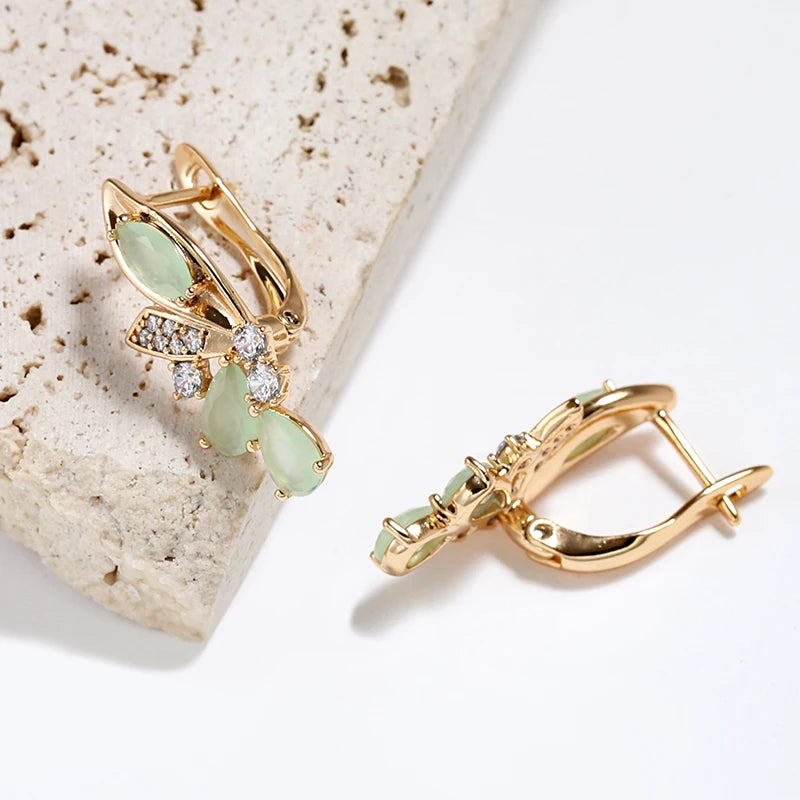 High Quality Daily Fancy Gold Colour Earrings 091