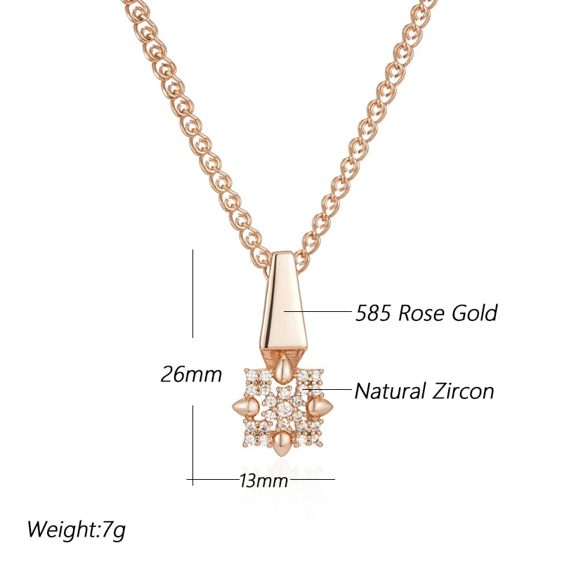 Hot Crystal Flower Pendant Necklace