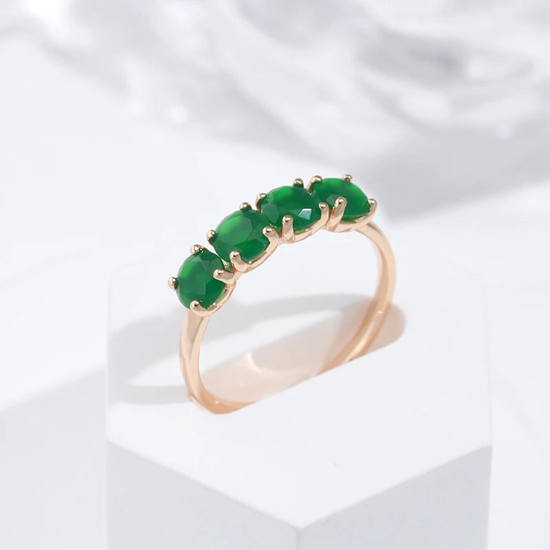 Best Luxury Shiny Gift Natural  Ring For Women 092