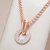 Luxury Full Shiny Natural Pendant Necklace