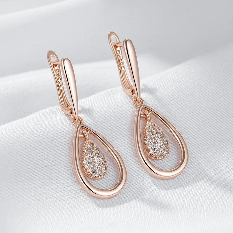 High Quality Daily Fancy Gold Colour Earrings 039