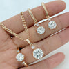 Natural zircon jewelry set including a ring, earrings, and necklace for women, featuring elegant designs by Legacy Magics.