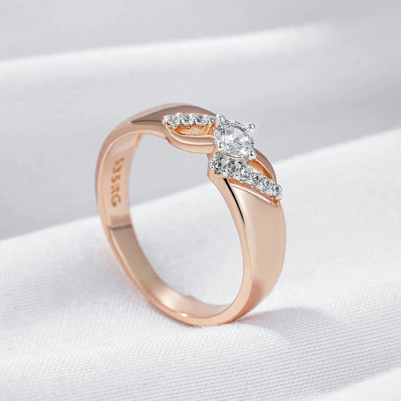 Best Luxury Shiny Gift Natural  Ring For Women 029