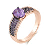 Best Luxury Shiny Gift Natural  Ring For Women 053