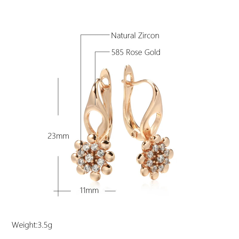 High Quality Daily Fancy Gold Colour Earrings 061