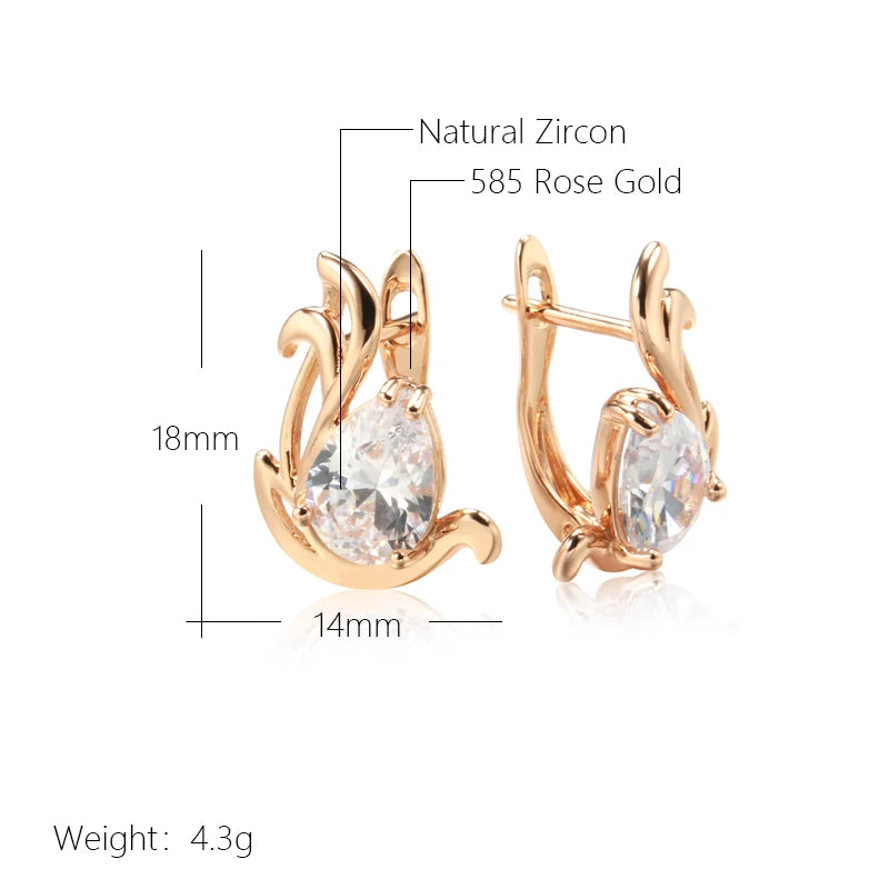 High Quality Daily Fancy Gold Colour Earrings 077