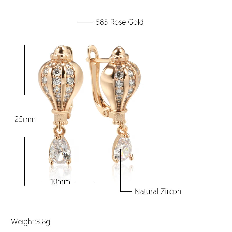 High Quality Daily Fancy Gold Colour Earrings 015