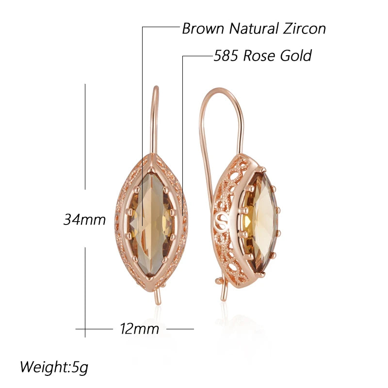 High Quality Daily Fancy Gold Colour Earrings 019