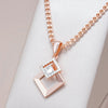 Fashion Silver Colour Mix Pendant Necklace