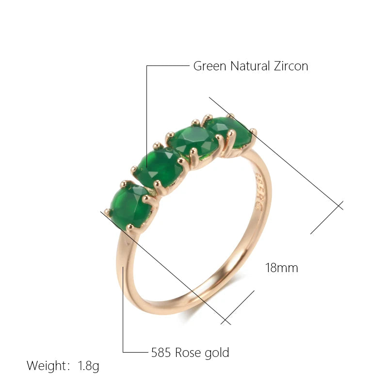 Best Luxury Shiny Gift Natural  Ring For Women 092