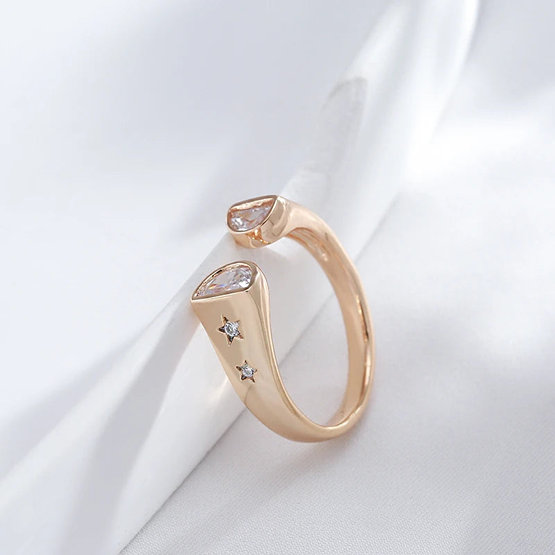 Best Luxury Shiny Gift Natural  Ring For Women 087