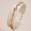Fashion 585 Rose Gold Colour Geometry Bracelet