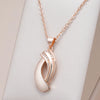 Fashion Geometry Glossy Pendant Necklace