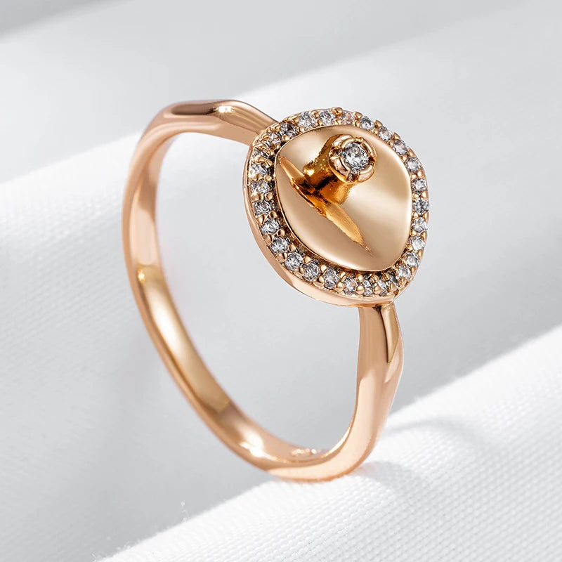 Best Luxury Shiny Gift Natural  Ring For Women 062