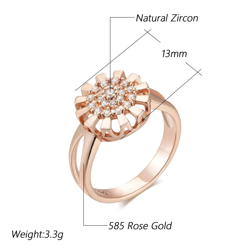 Best Luxury Shiny Gift Natural  Ring For Women 078