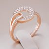 Luxury Full Shiny Natural Zircon Rings