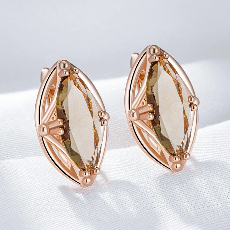 High Quality Daily Fancy Gold Colour Earrings 093