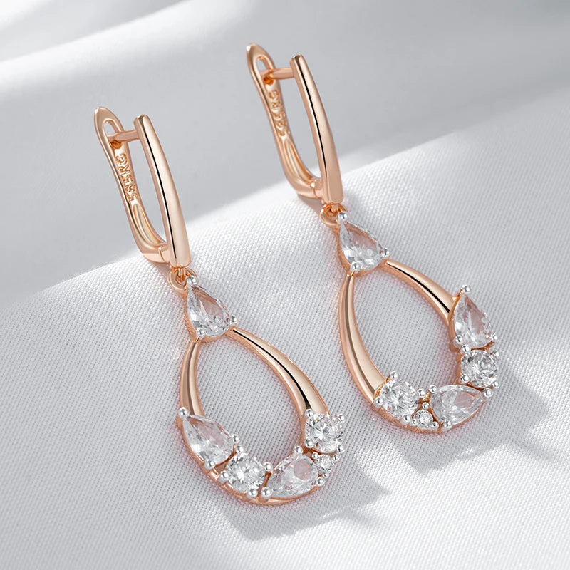 High Quality Daily Fancy Gold Colour Earrings 072